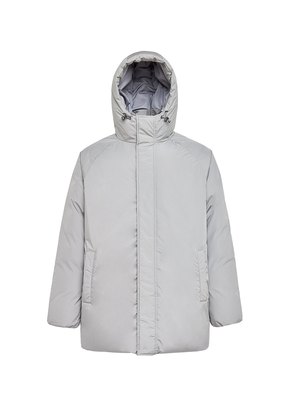 Pyrenex Parka à Capuche Homme Pyrenex Spark En Duvet Naturel Willow Grey
