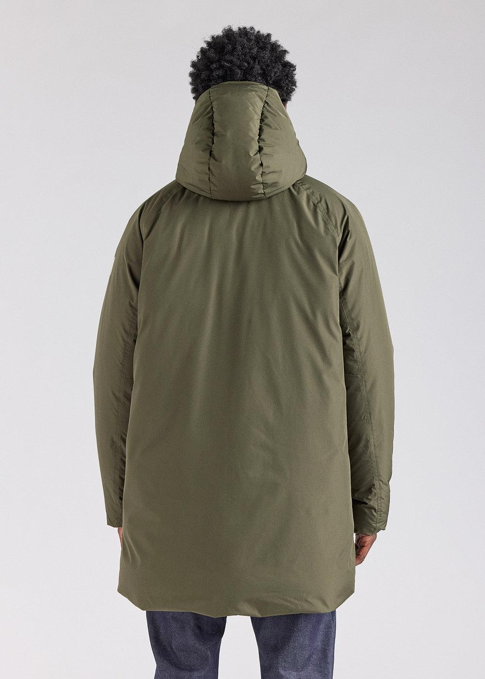 Pyrenex Parka à Capuche Homme Pyrenex Spark En Duvet Naturel Deep Khaki