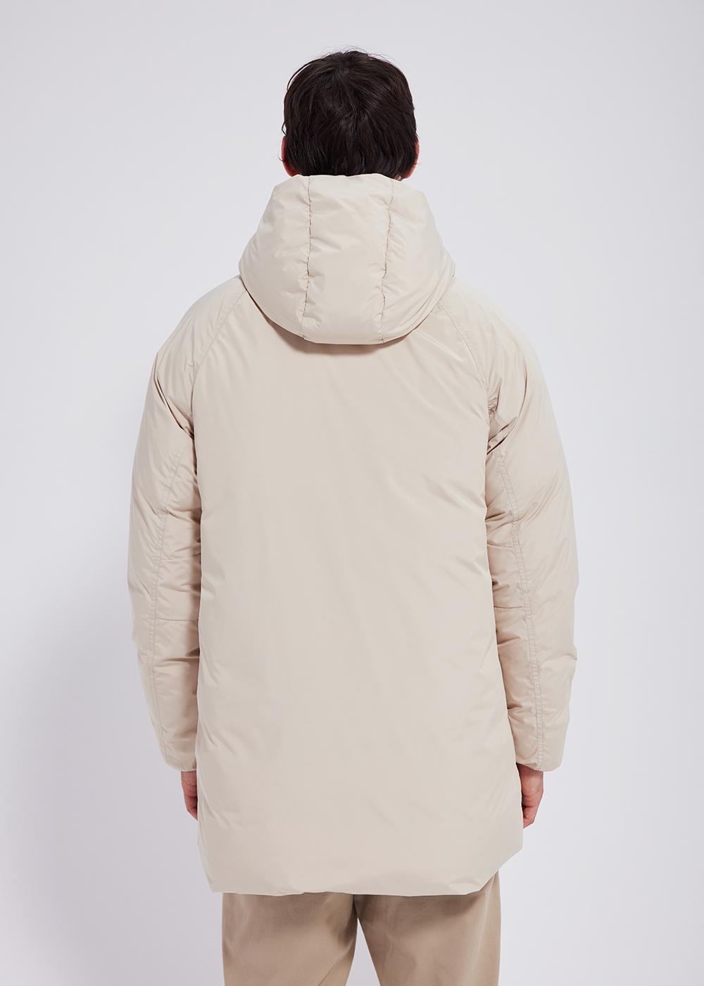 Pyrenex Parka à Capuche Homme Pyrenex Spark En Duvet Naturel Brown Rice