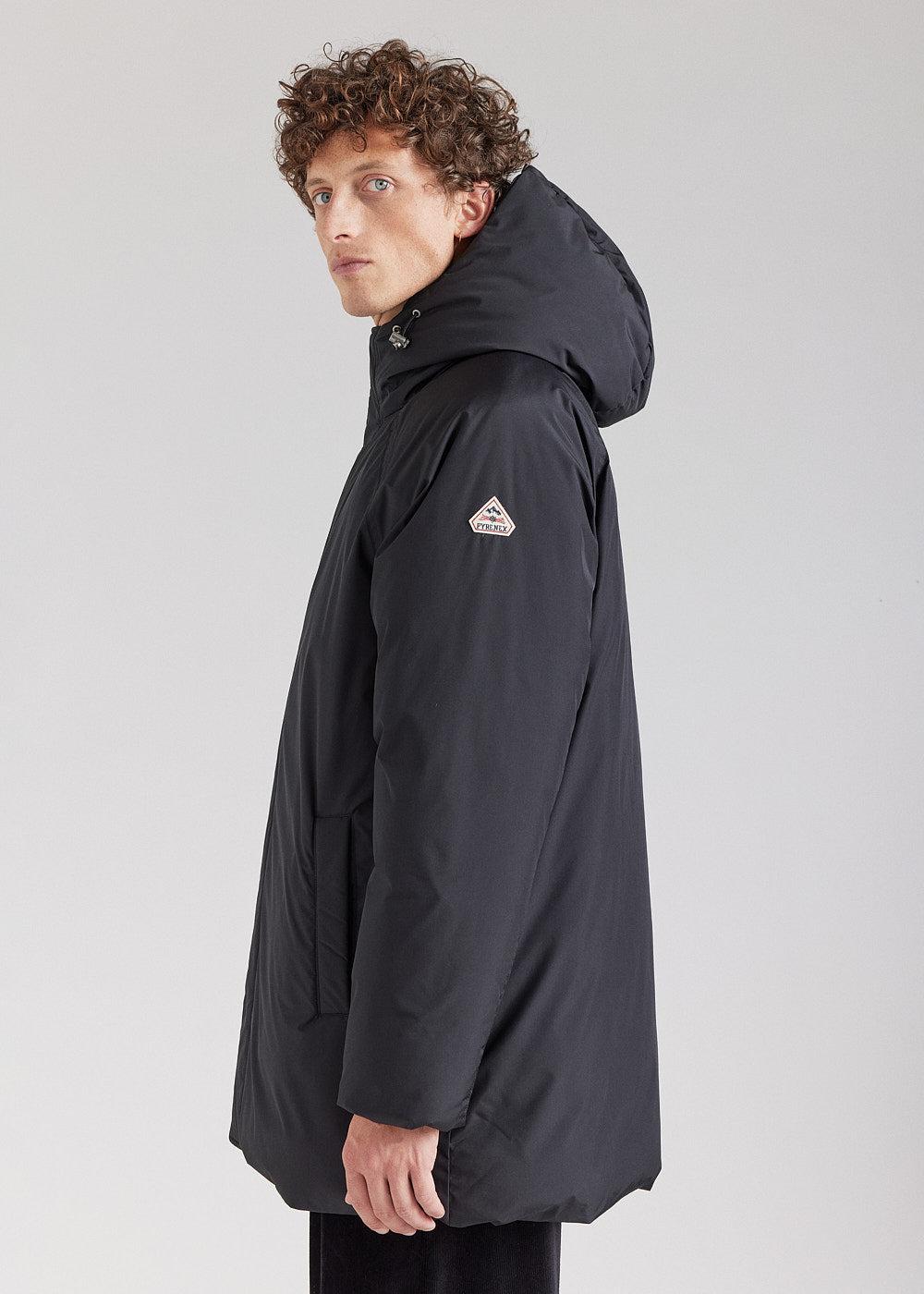 Pyrenex Parka à Capuche Homme Pyrenex Spark En Duvet Naturel Black
