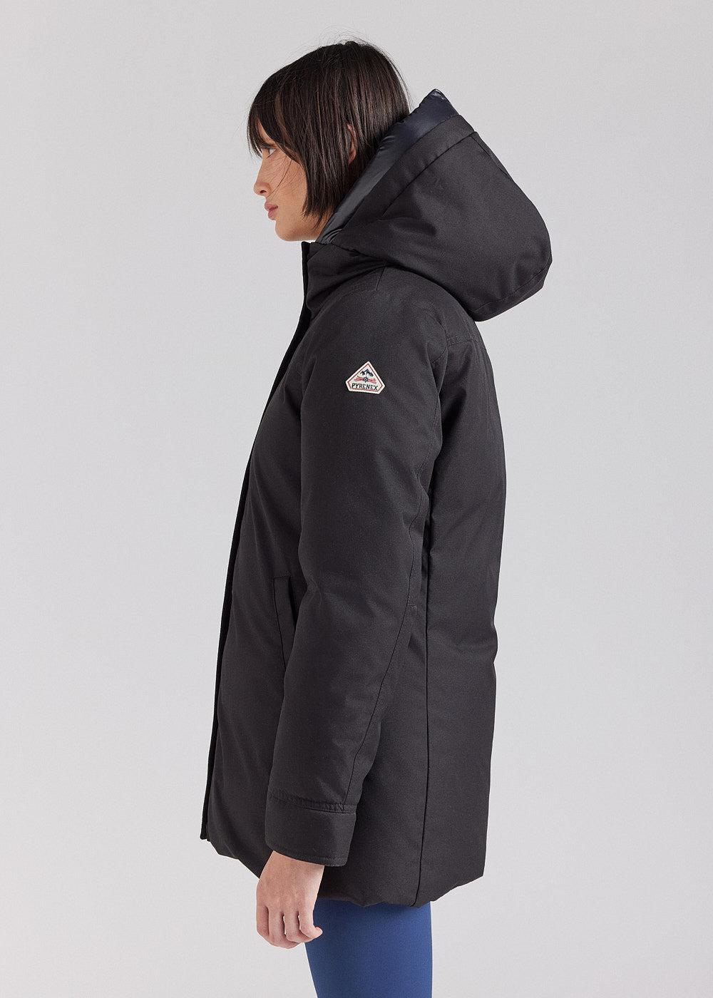 Pyrenex Parka Chaude Femme Pyrenex Charlotte En Duvet Naturel Noire