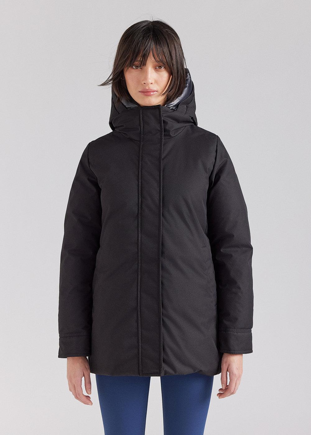 pyrenex Parka chaude femme Pyrenex Charlotte en duvet naturel Noire