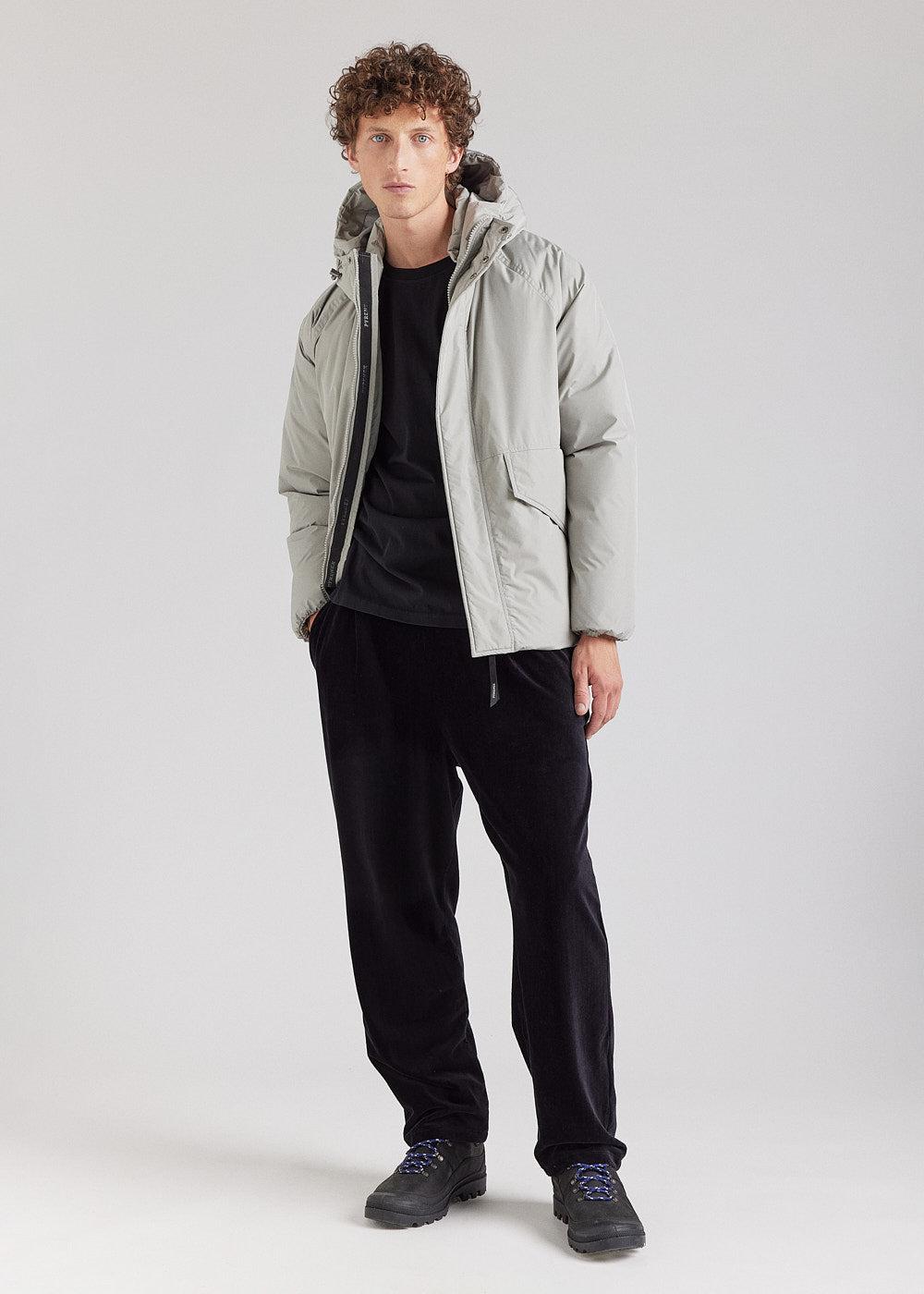 Pyrenex Parka Courte Homme Pyrenex Covert En Duvet Naturel Willow Grey