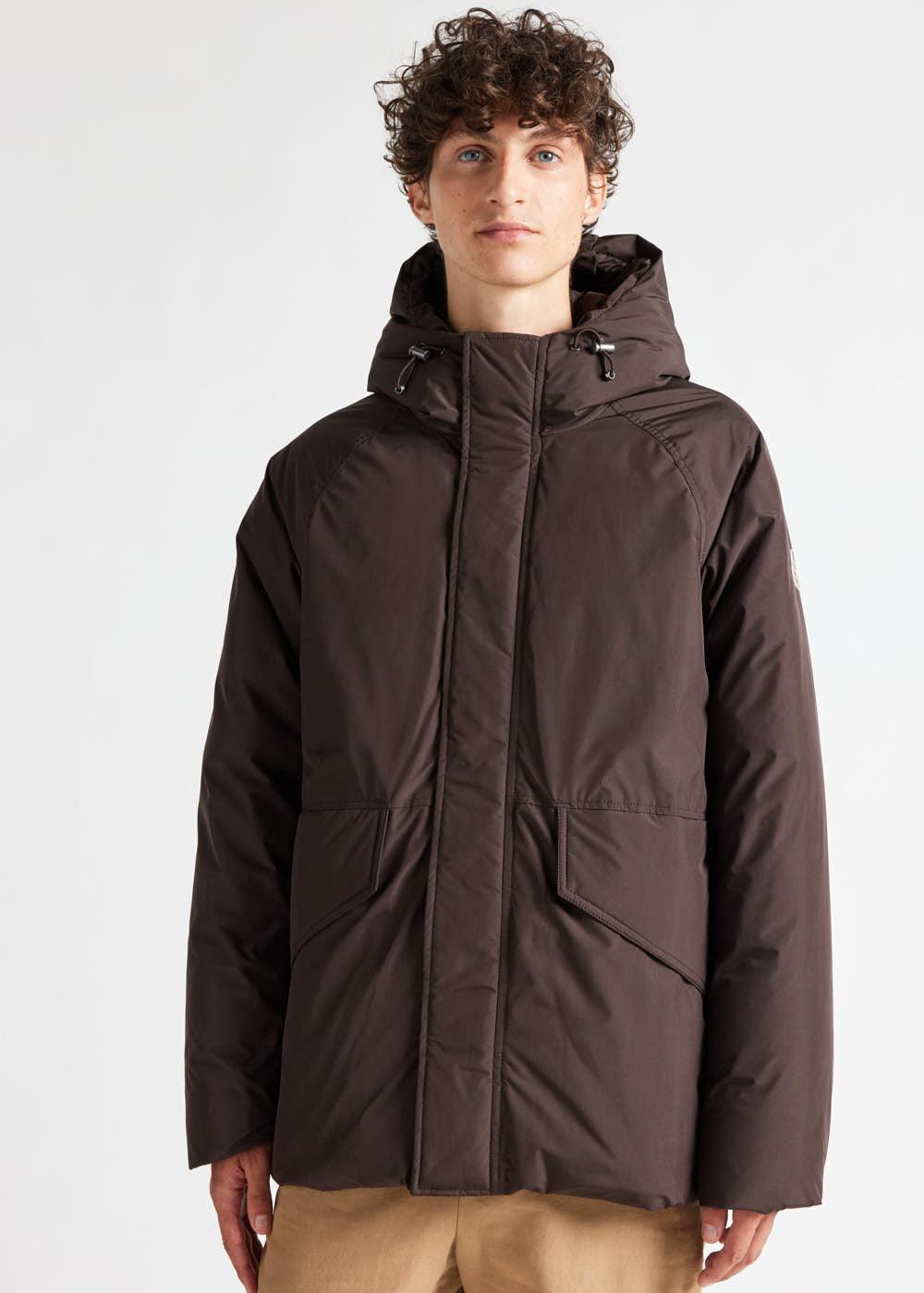 Pyrenex Parka Courte Homme Pyrenex Covert En Duvet Naturel Java