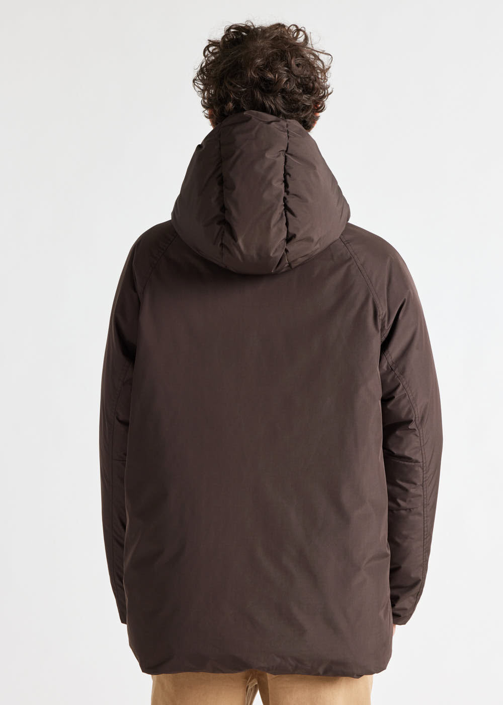 Pyrenex Parka Courte Homme Pyrenex Covert En Duvet Naturel Java