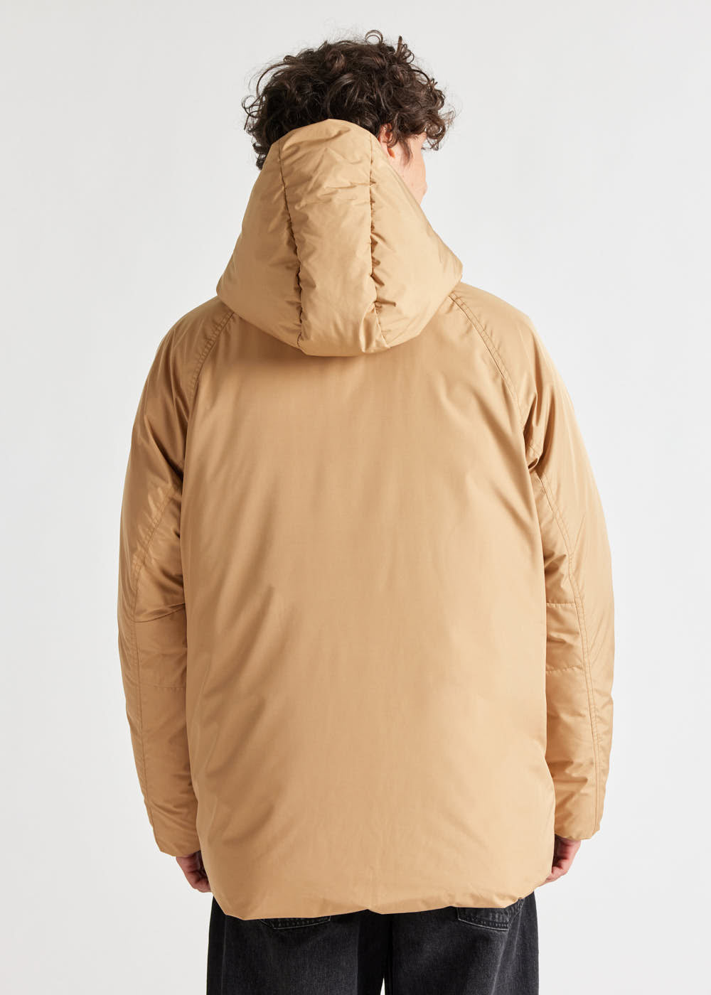 Pyrenex Parka Courte Homme Pyrenex Covert En Duvet Naturel Iced Coffee