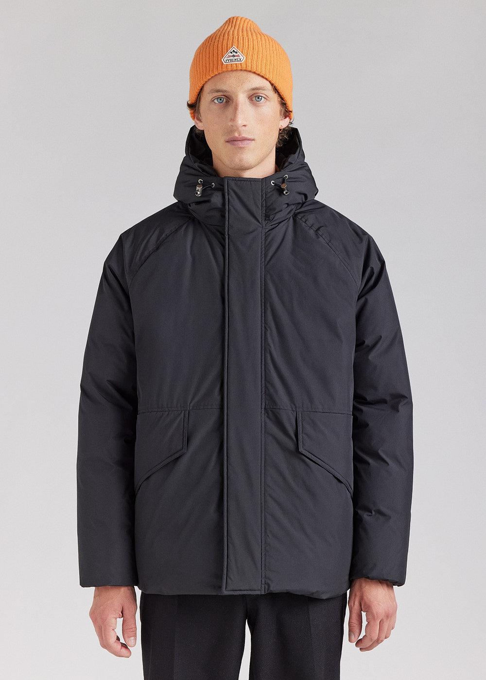 pyrenex Parka courte homme Pyrenex Covert en duvet naturel Black