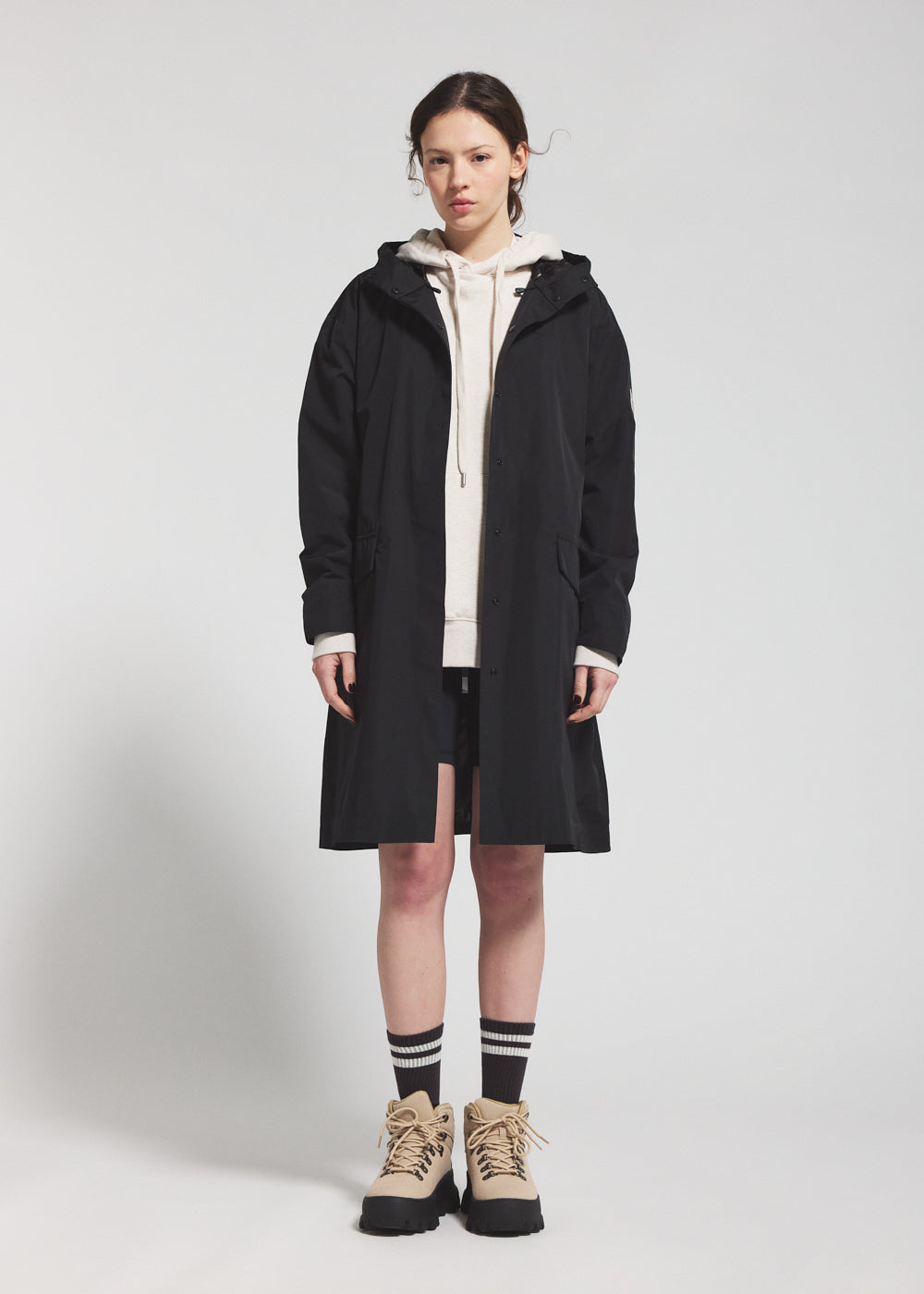 Pyrenex Parka Imperméable Femme Pyrenex Meadow Noire