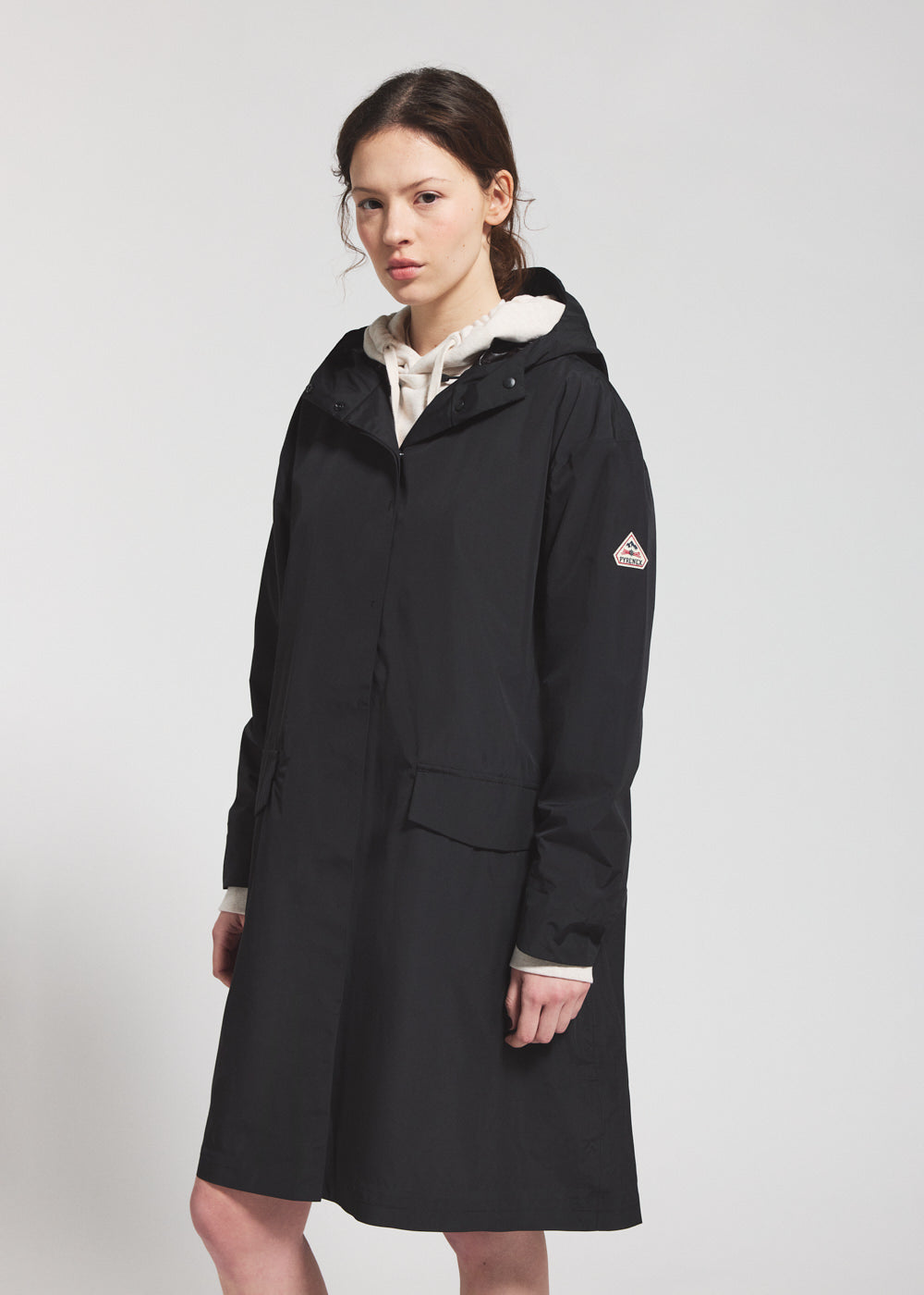 pyrenex Parka imperméable femme Pyrenex Meadow noire pyrenex Parka imperméable femme Pyrenex Meadow noire