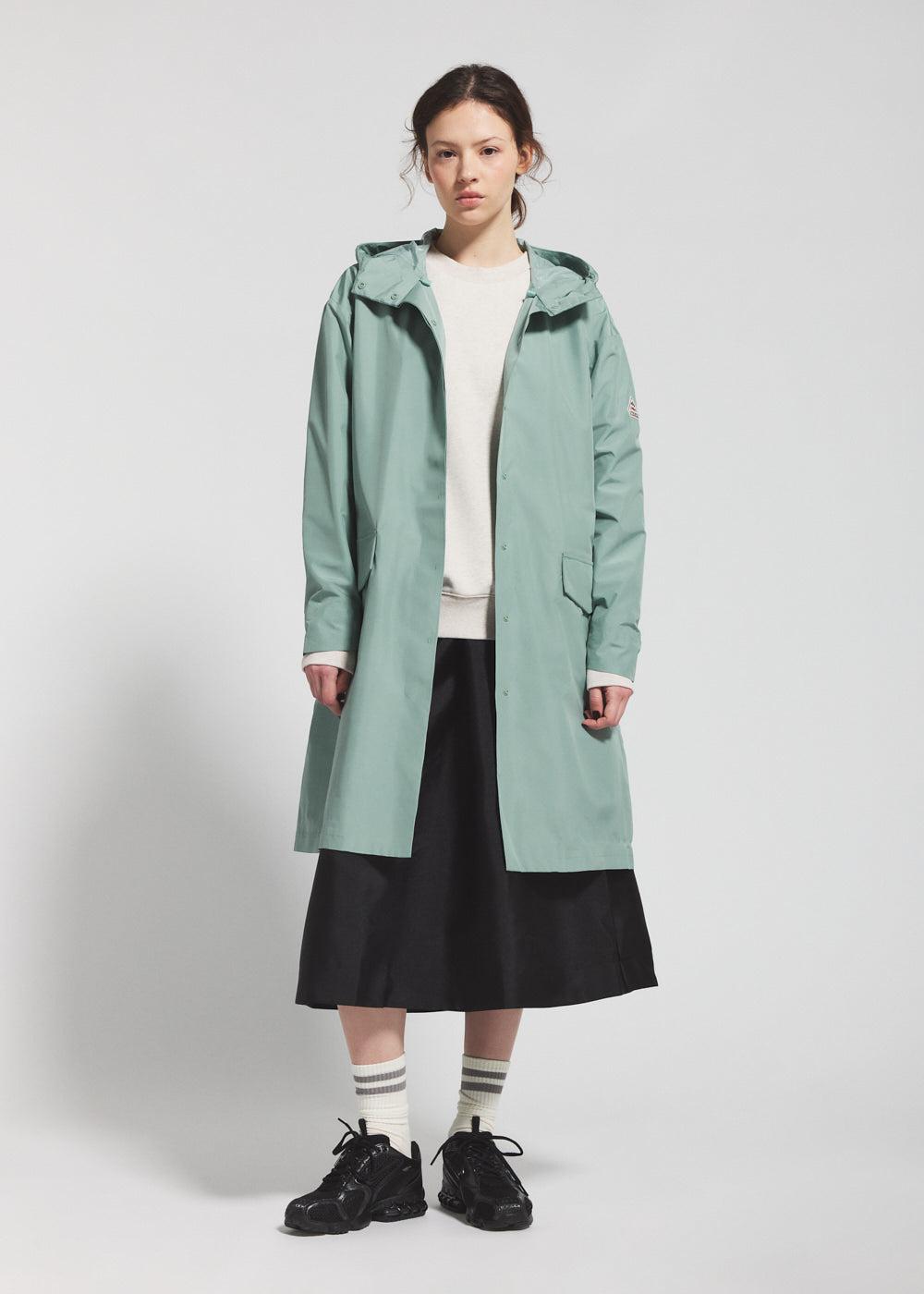 Pyrenex Parka Imperméable Femme Pyrenex Meadow Vert D'eau