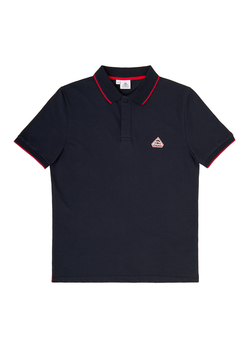 Pyrenex Polo Homme En Coton Biologique Pyrenex Leyre Bleu Marine