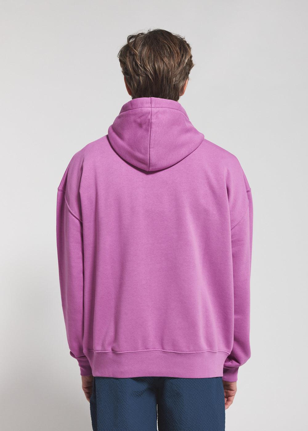 Pyrenex Pullover Unisexe à Capuche En Coton Biologique Pyrenex Sierra Violet