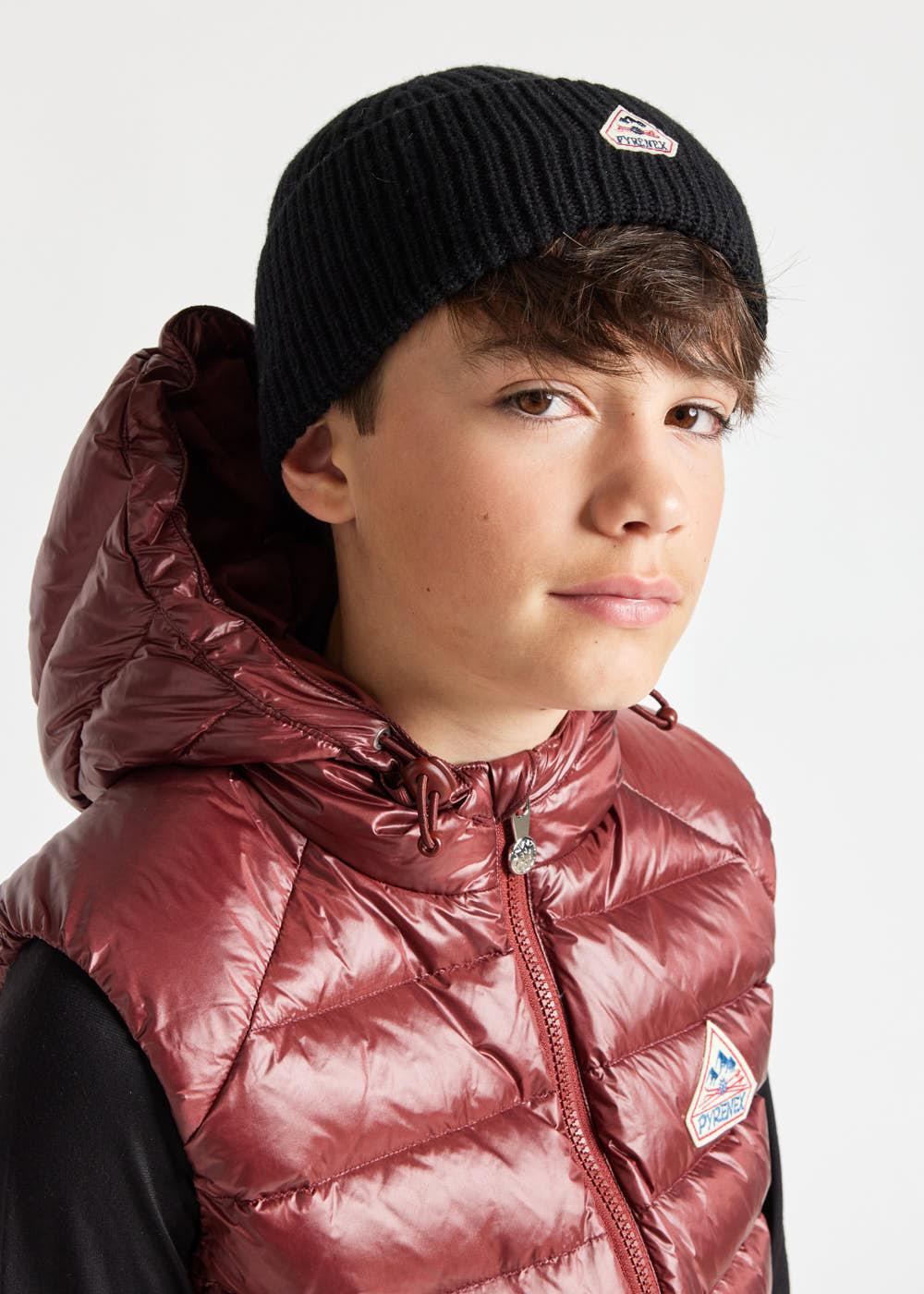 pyrenex Bonnet enfant Pyrenex Frej en laine Black