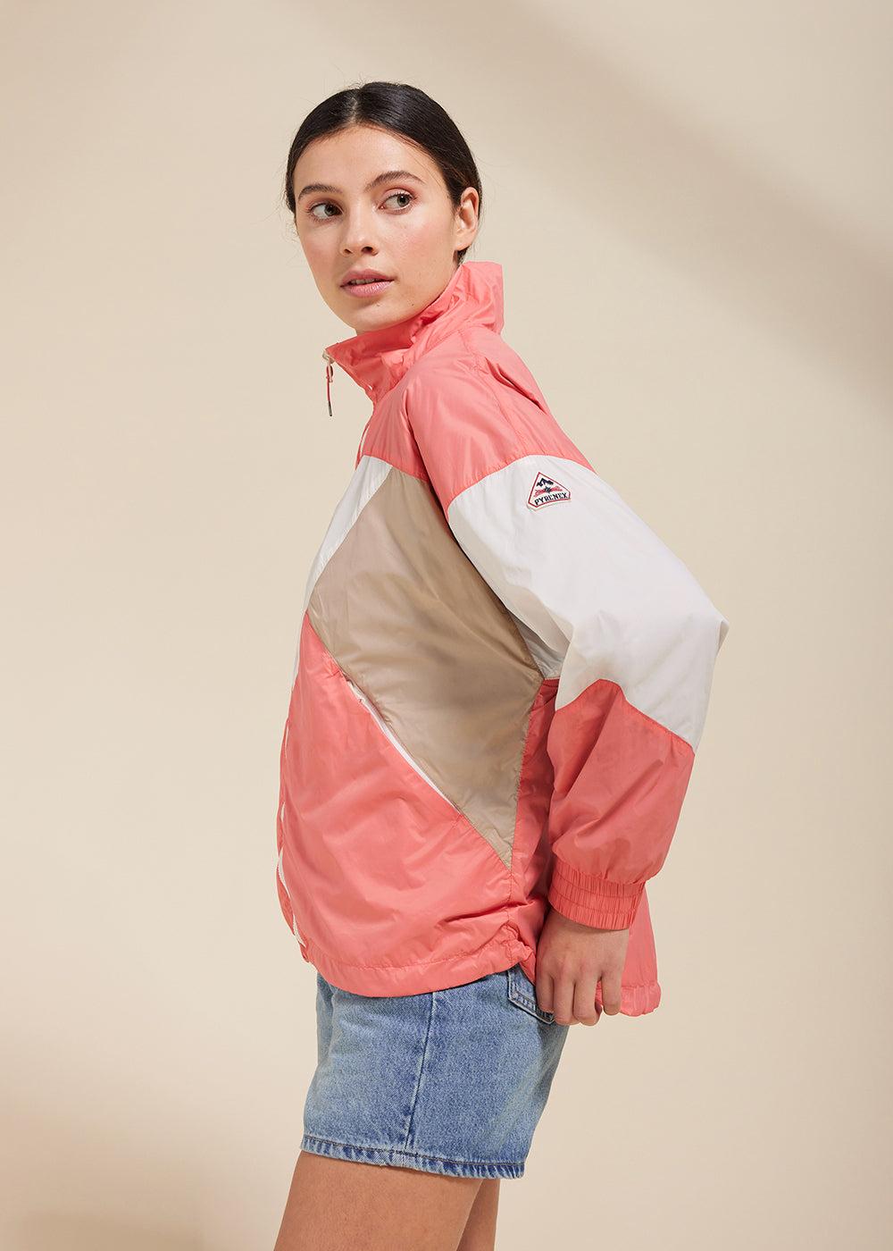 Pyrenex Coupe Vent Pour Femme Erine Multi Peach