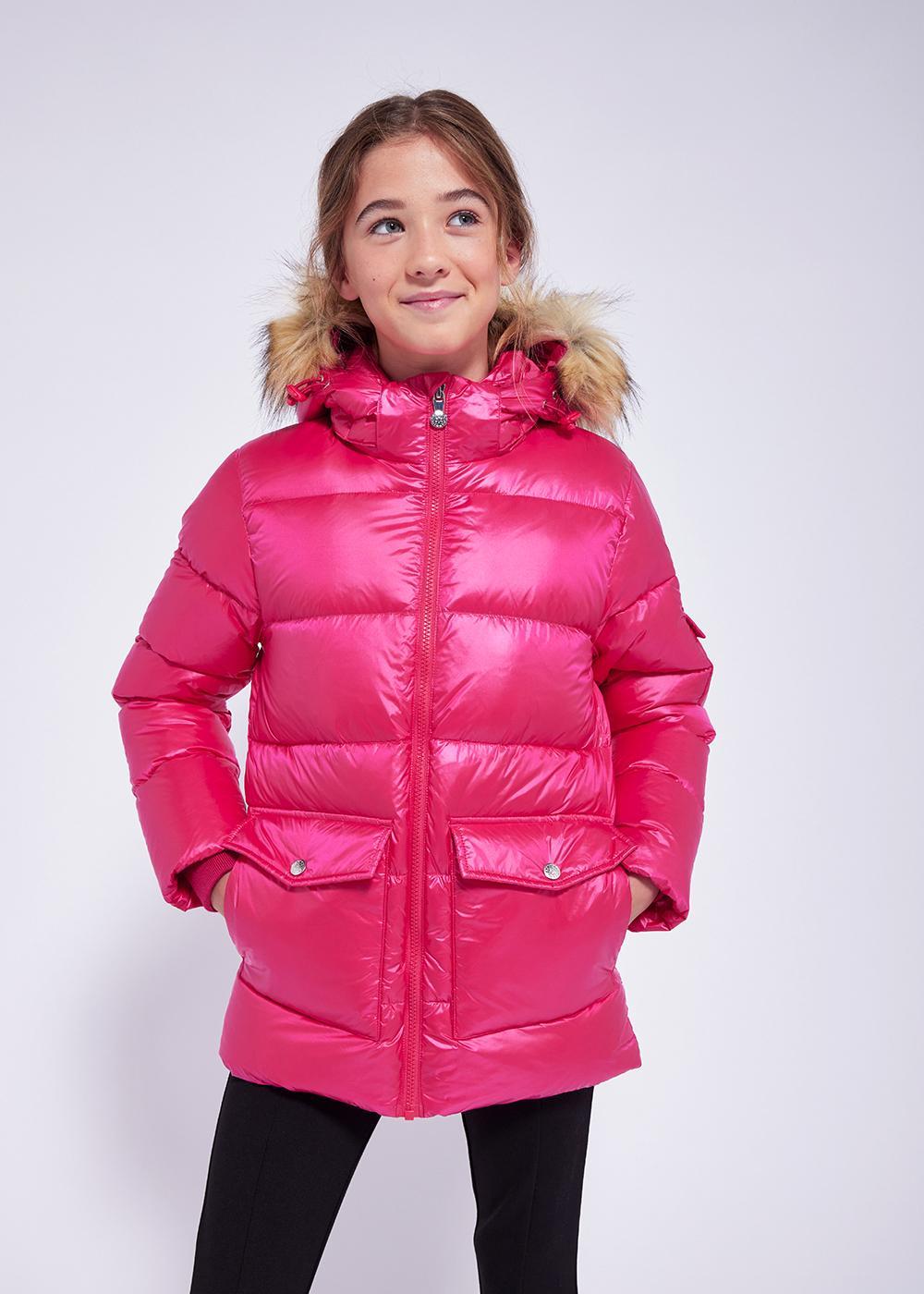 pyrenex Doudoune Authentic fausse fourrure Peony