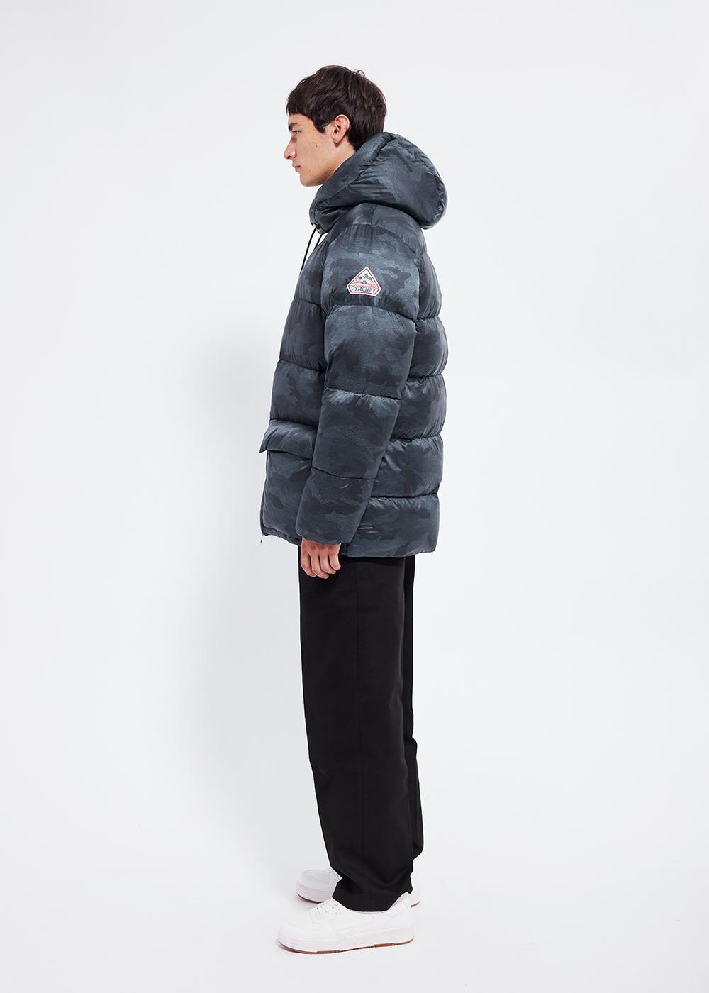 Pyrenex Doudoune Homme Evolve Camo Camo Blue Print