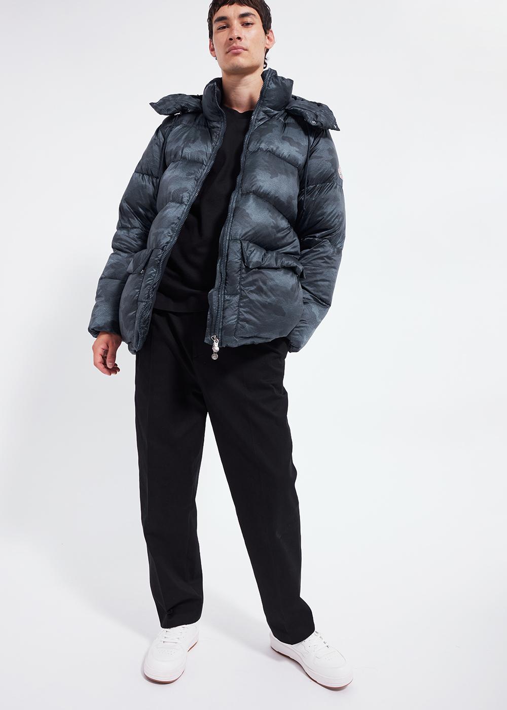 Pyrenex Doudoune Homme Evolve Camo Camo Blue Print