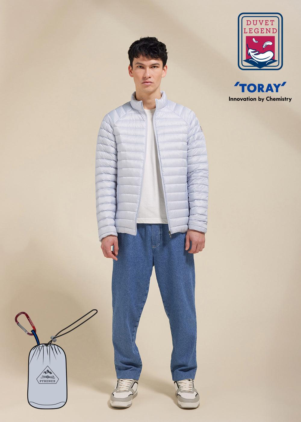 pyrenex Doudoune légère homme Mate Arctic ice