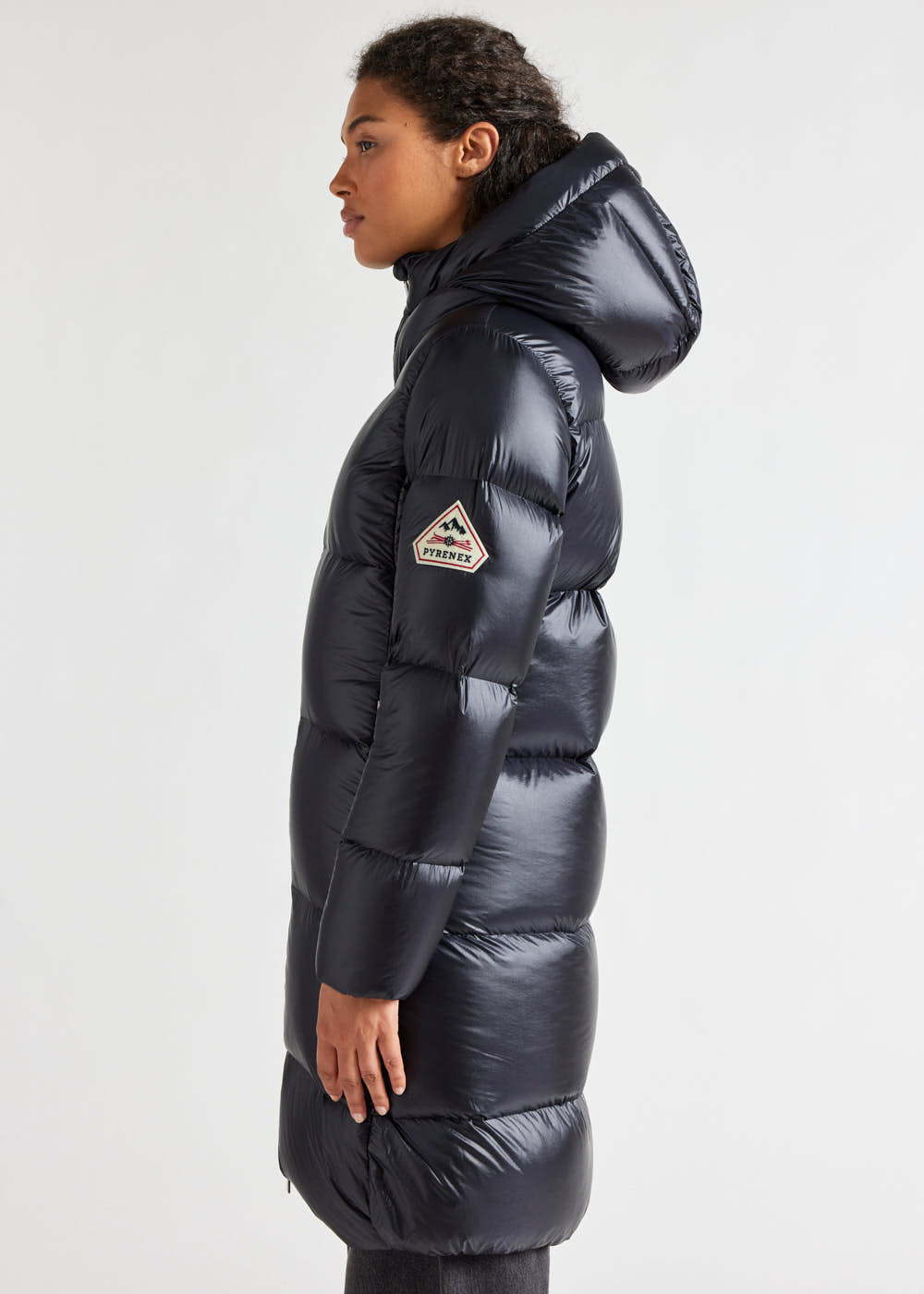 Pyrenex Doudoune Longue Femme Pyrenex Tamara Black