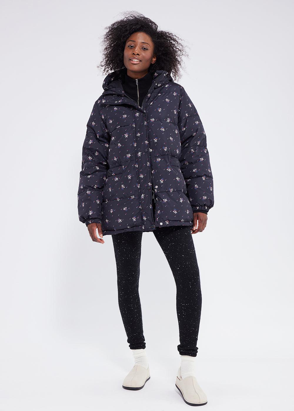 Pyrenex Doudoune Roseanna Getty Print Charbon