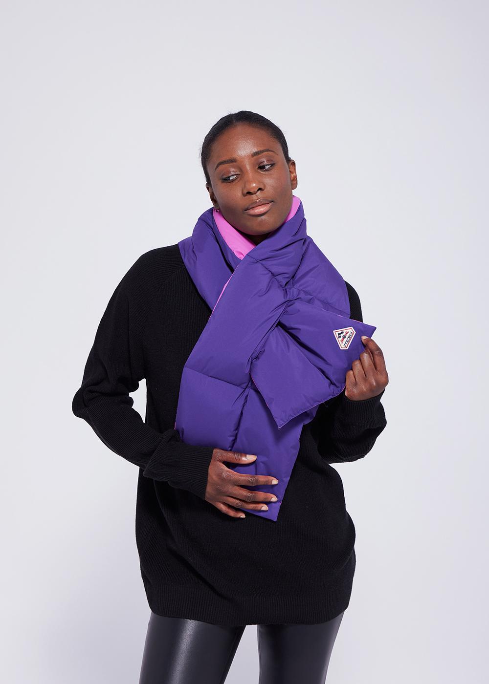 Pyrenex Echarpe En Duvet Luciana Mulberry