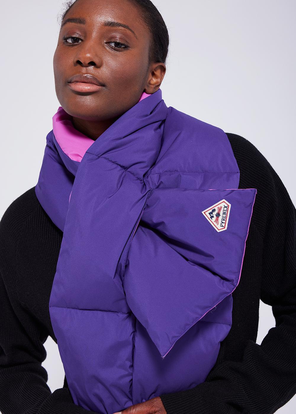 pyrenex Echarpe en duvet Luciana Mulberry