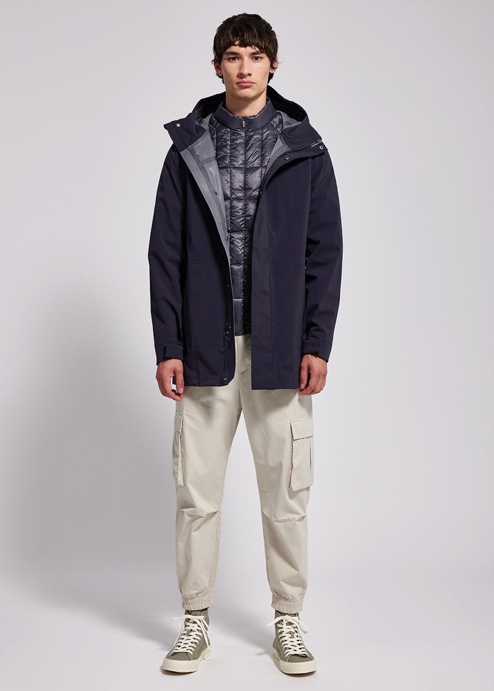 Pyrenex Parka 3 En 1 Delta Deep Ink