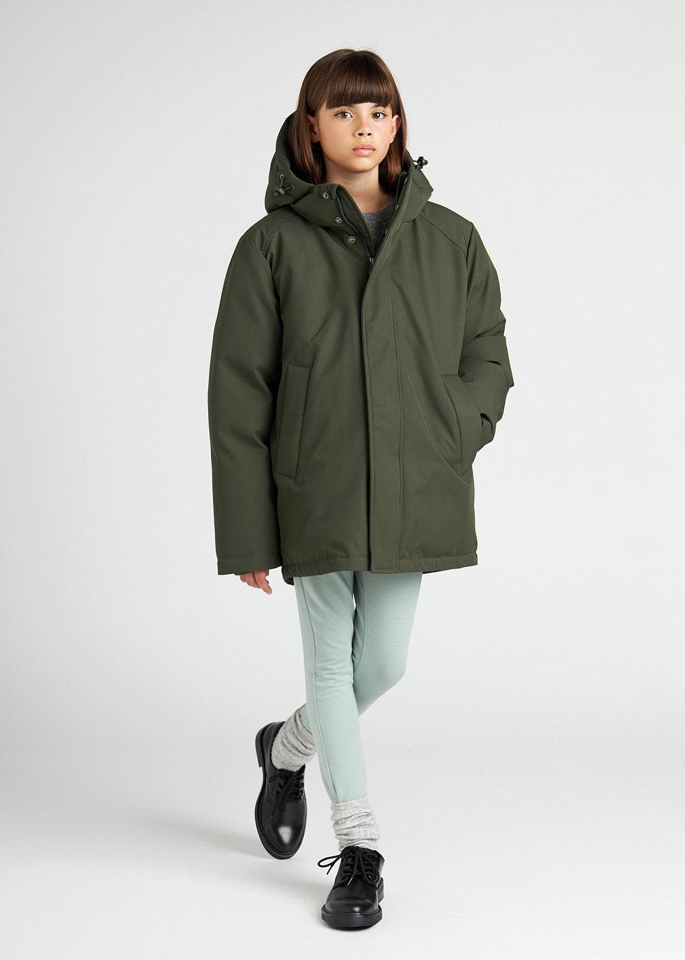 Pyrenex Parka Pour Enfants Pyrenex Mika Deep Khaki