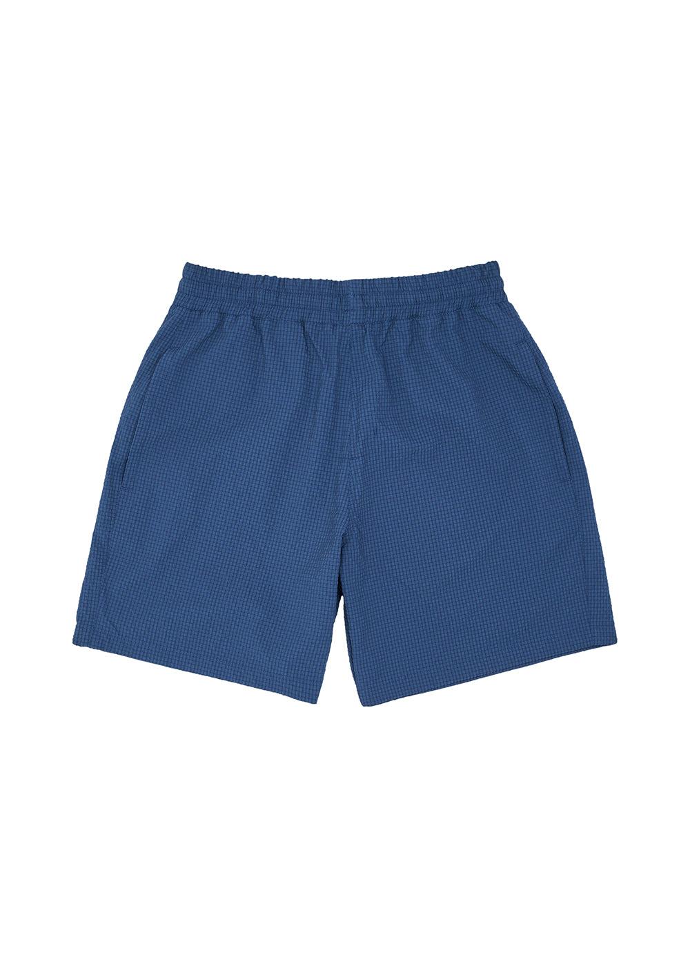 Pyrenex Short Homme En Tissu Léger Horzain Bleu