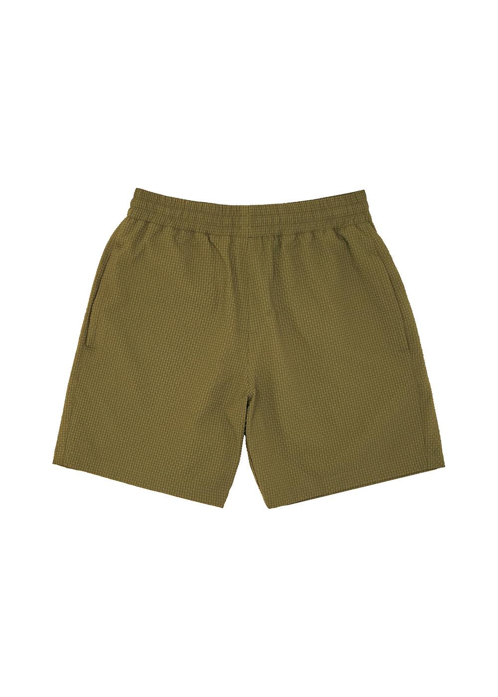 Pyrenex Short Homme En Tissu Léger Horzain Khaki