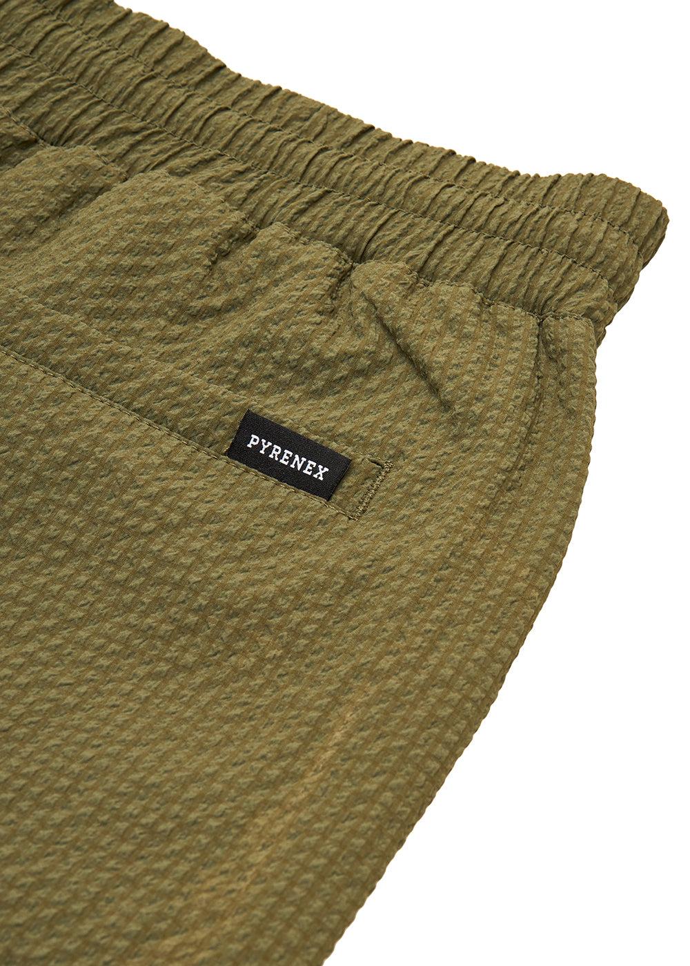 Pyrenex Short Homme En Tissu Léger Horzain Khaki