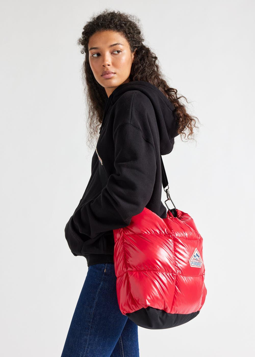 Pyrenex Sac Pyrenex Billie En Duvet Naturel Ribbon Red