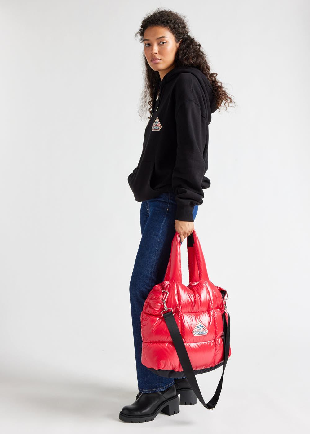 pyrenex Sac Pyrenex Billie en duvet naturel Ribbon red