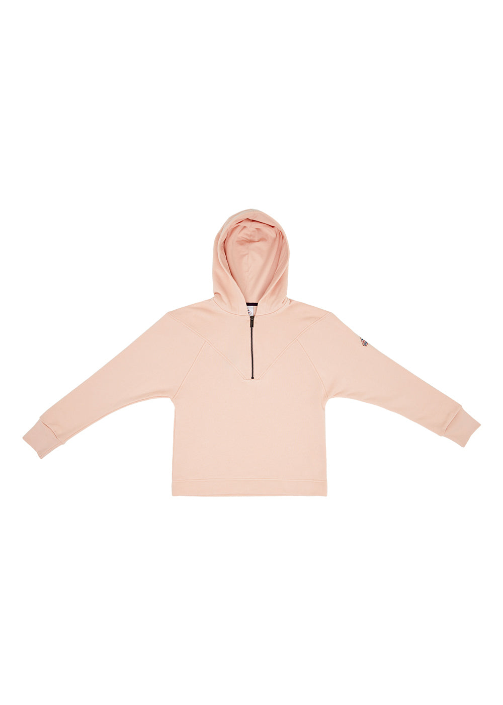 Pyrenex Sweat à Capuche Pyrenex Bianca Pour Femme En Coton Bio Peach Whip
