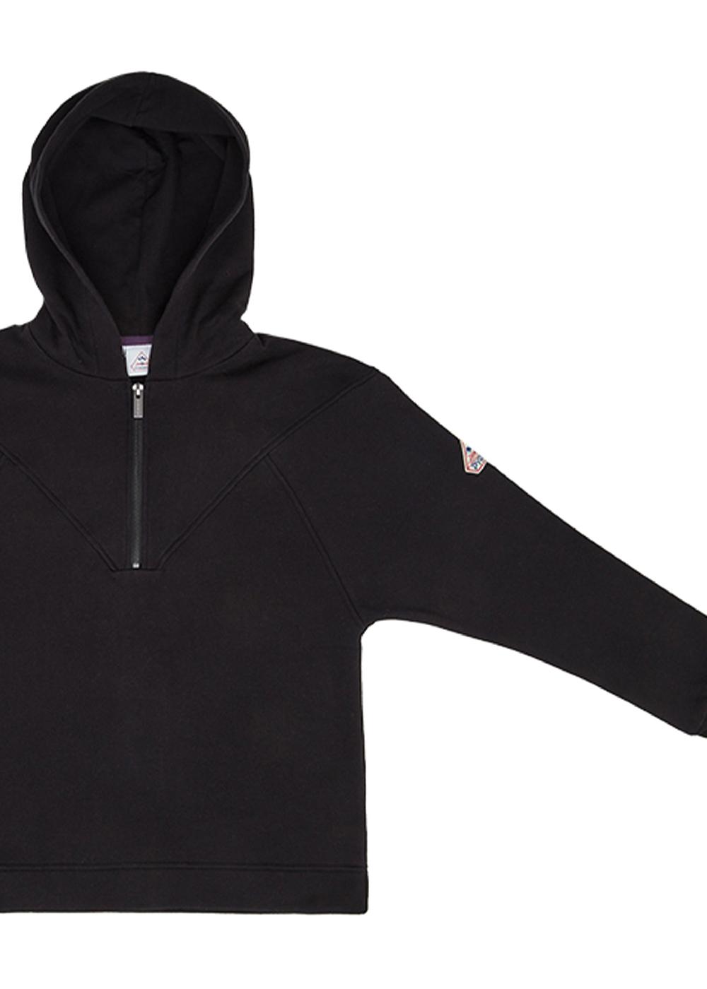Pyrenex Sweat à Capuche Pyrenex Bianca Pour Femme En Coton Bio Black