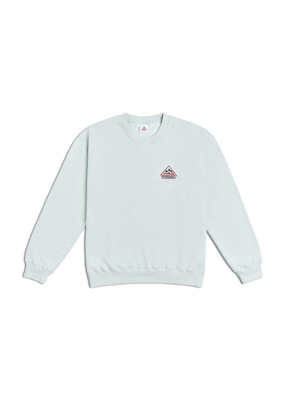 Pyrenex Sweat à Col Rond Unisexe En Coton Bio Pyrenex Phase Pale Aqua