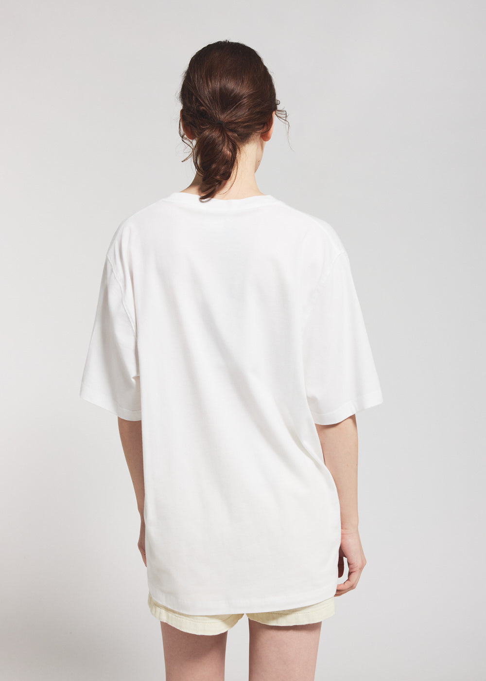 Pyrenex T-shirt Unisexe Col Rond En Coton Biologique Pyrenex Pike Blanc