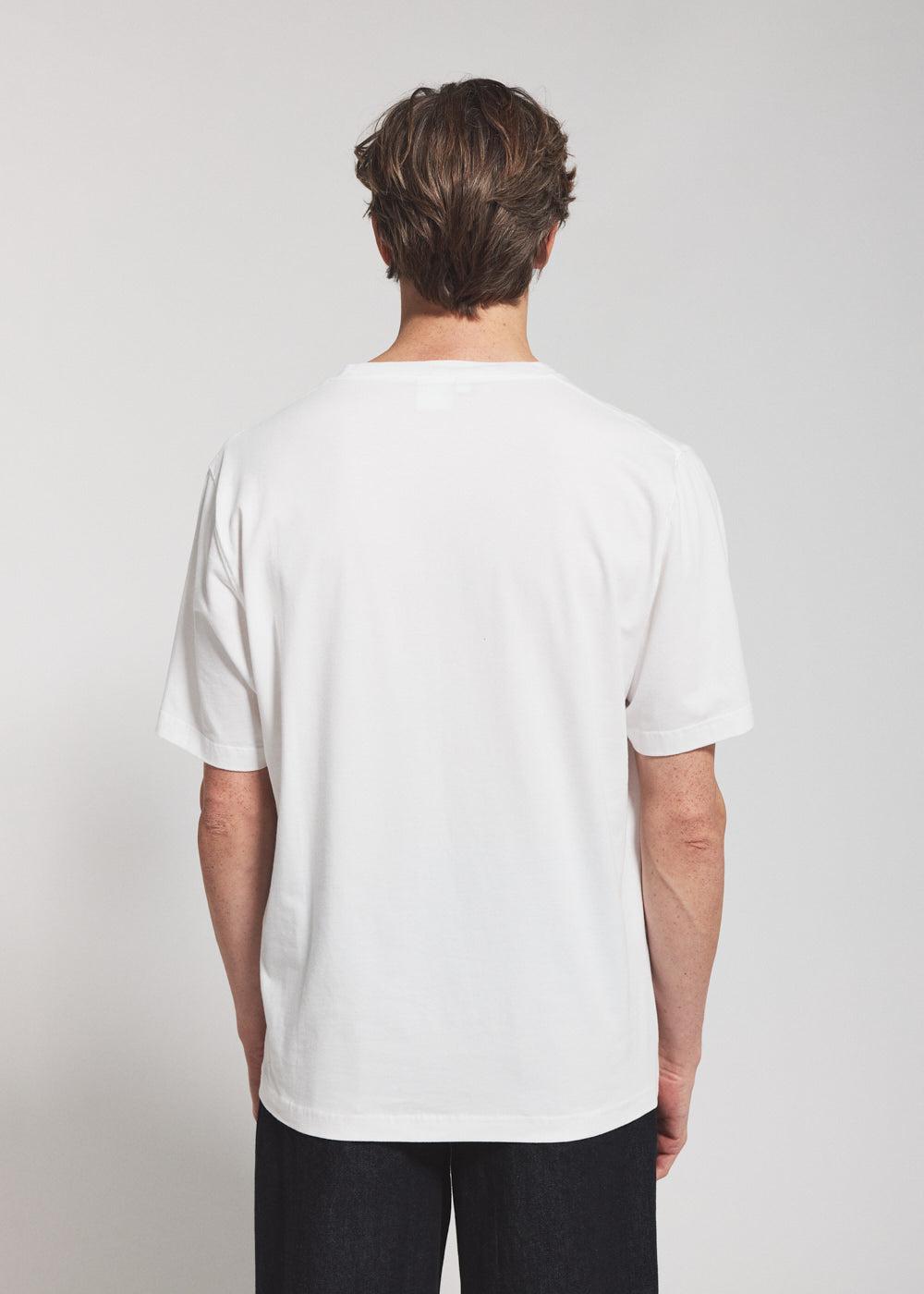 Pyrenex T-shirt Unisexe Col Rond En Coton Biologique Pyrenex Pike Blanc