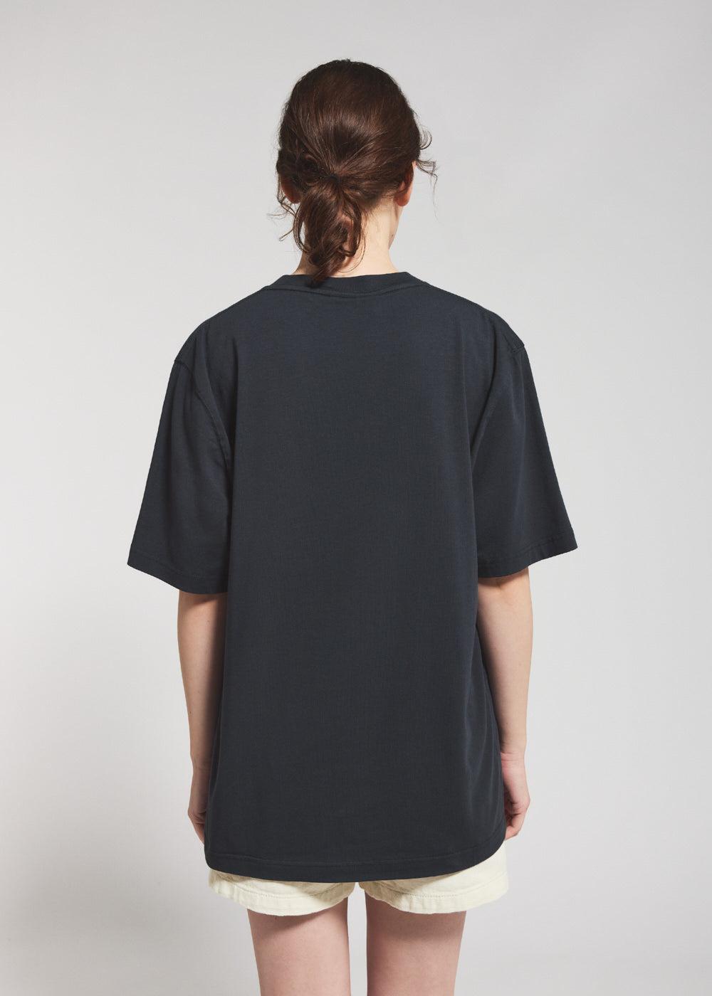 Pyrenex T-shirt Unisexe En Coton Biologique Pyrenex Classic Bleu Marine