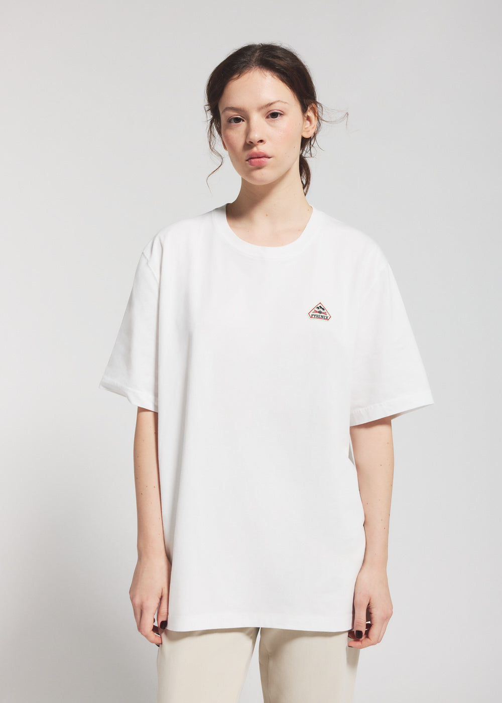 pyrenex T-shirt unisexe en coton biologique Pyrenex Classic blanc pyrenex T-shirt unisexe en coton biologique Pyrenex Classic blanc