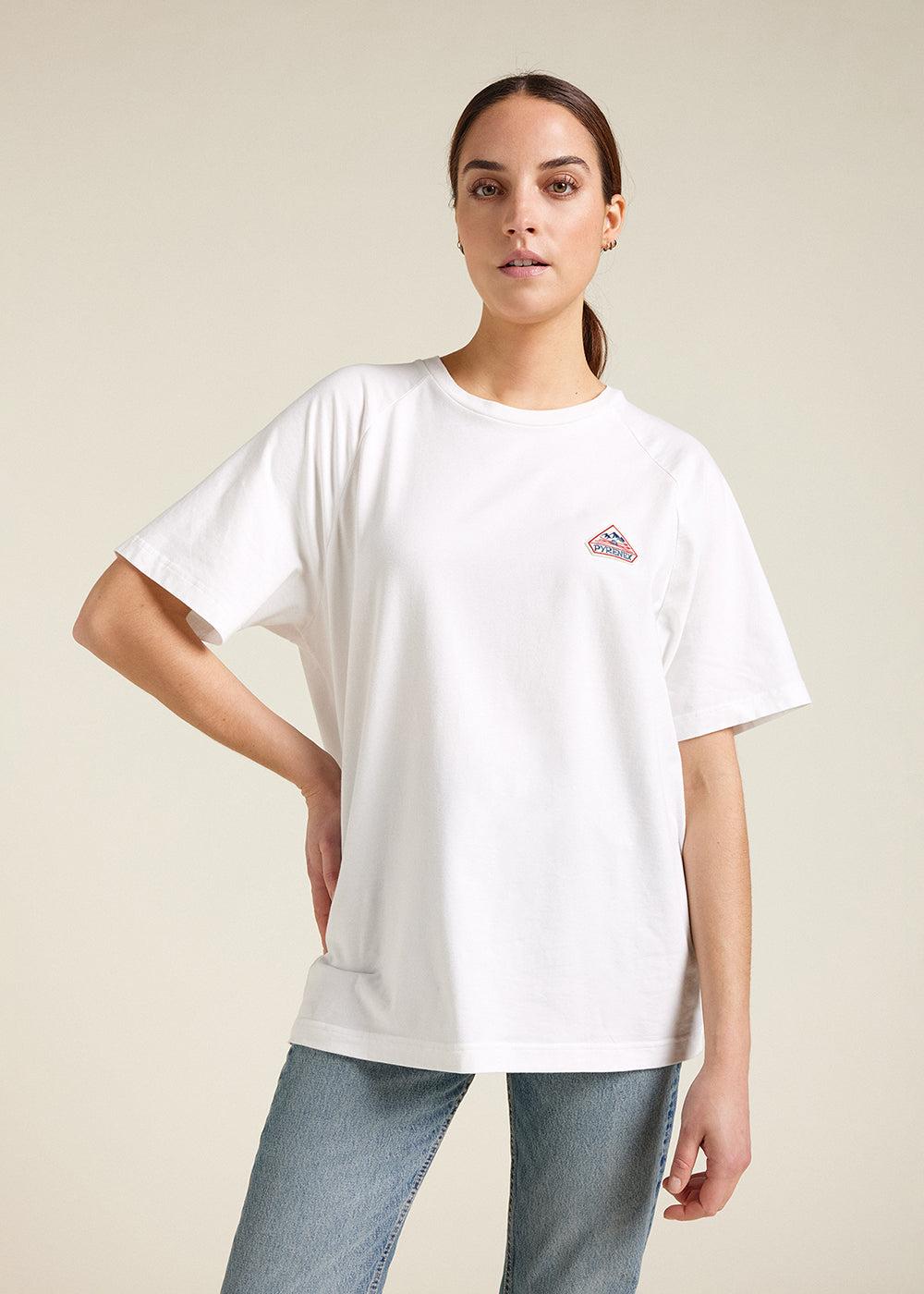 Pyrenex T-shirt Unisexe En Coton Biologique Pyrenex Corto White