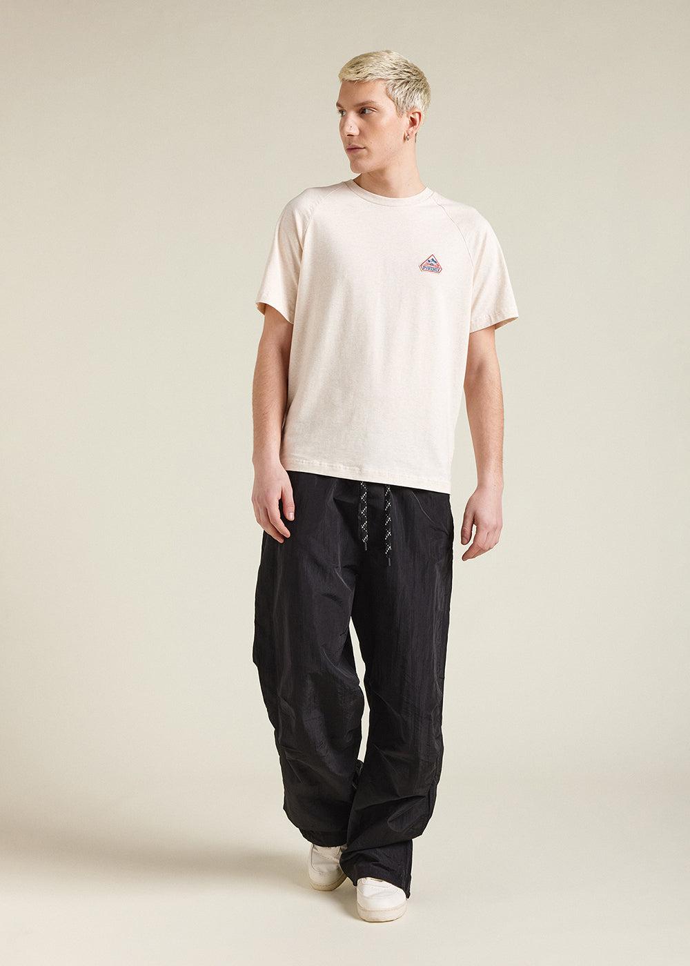 Pyrenex T-shirt Unisexe En Coton Biologique Pyrenex Corto Oat Meal Heather