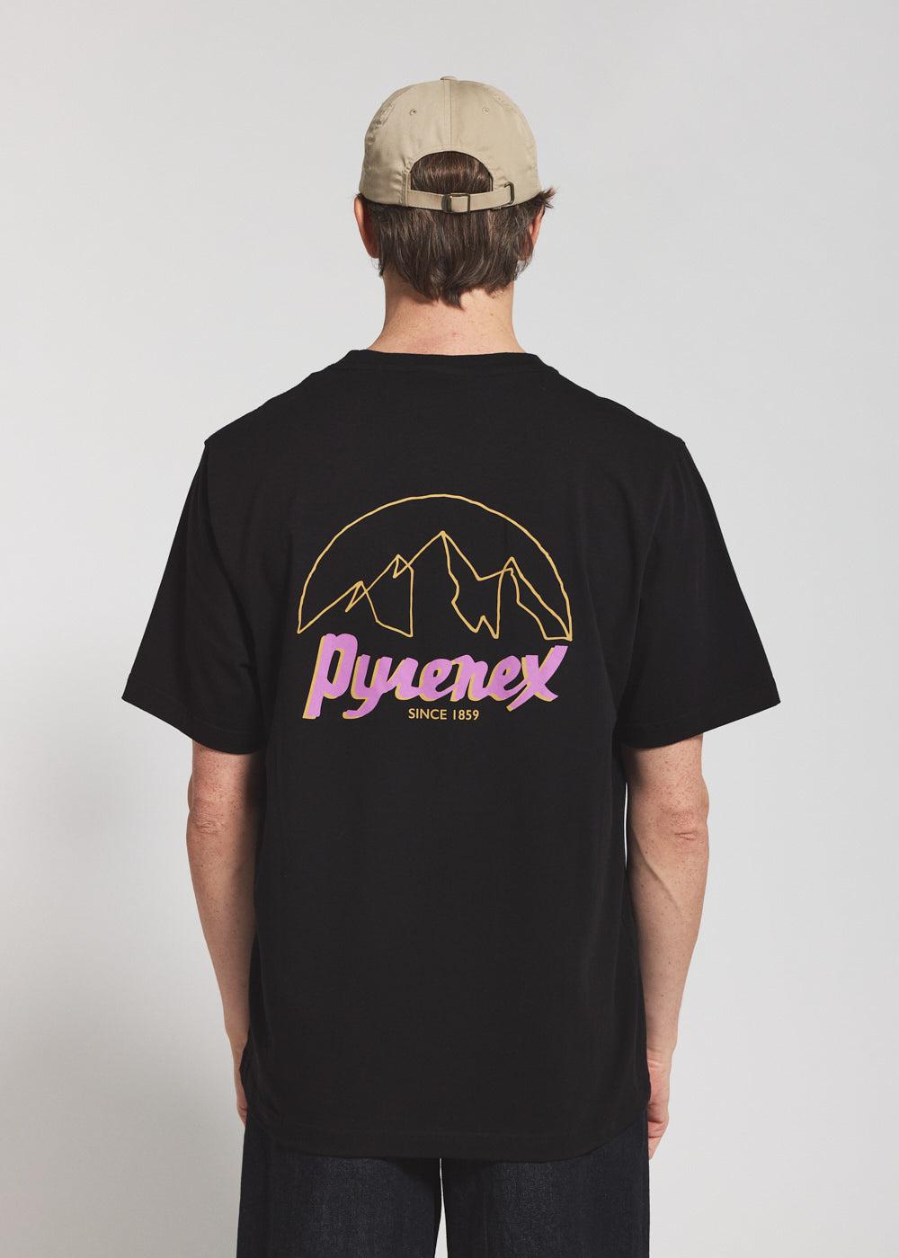 Pyrenex T-shirt Unisexe En Coton Biologique Pyrenex Hill Noir