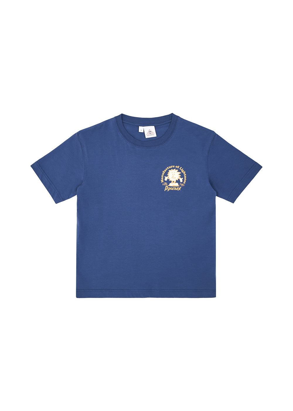 Pyrenex T-shirt Unisexe En Coton Biologique Pyrenex Mfg Tee Bleu