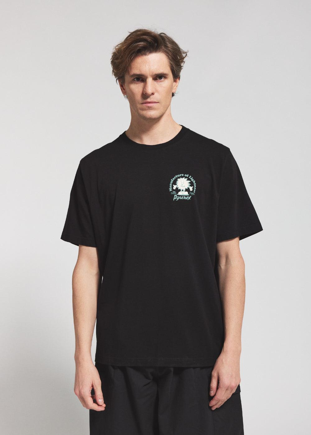 Pyrenex T-shirt Unisexe En Coton Biologique Pyrenex Mfg Tee Noir