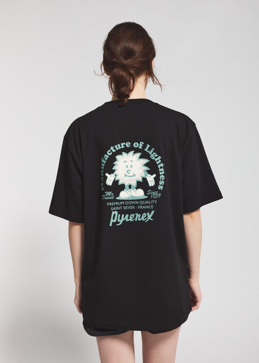 Pyrenex T-shirt Unisexe En Coton Biologique Pyrenex Mfg Tee Noir