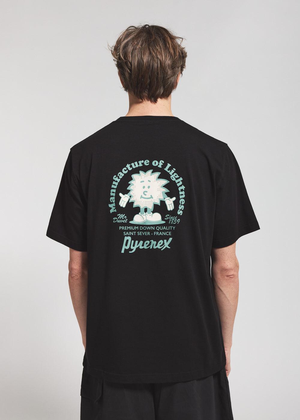 Pyrenex T-shirt Unisexe En Coton Biologique Pyrenex Mfg Tee Noir
