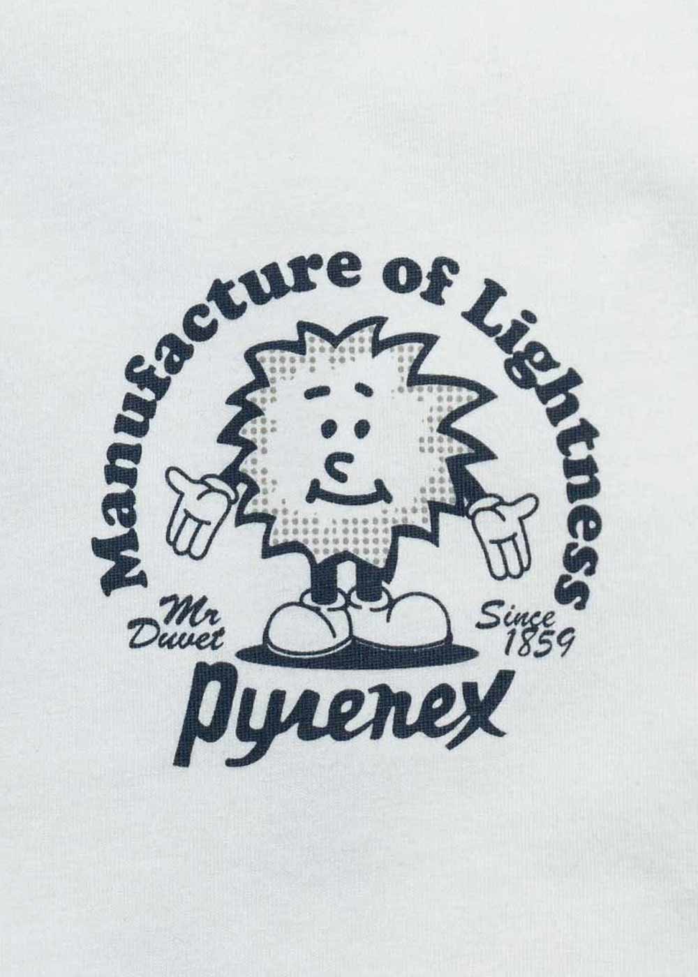 Pyrenex T-shirt Unisexe En Coton Biologique Pyrenex Mfg Tee Blanc