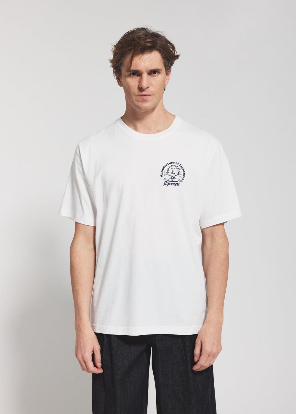 pyrenex T-shirt unisexe en coton biologique Pyrenex Mfg Tee blanc pyrenex T-shirt unisexe en coton biologique Pyrenex Mfg Tee blanc