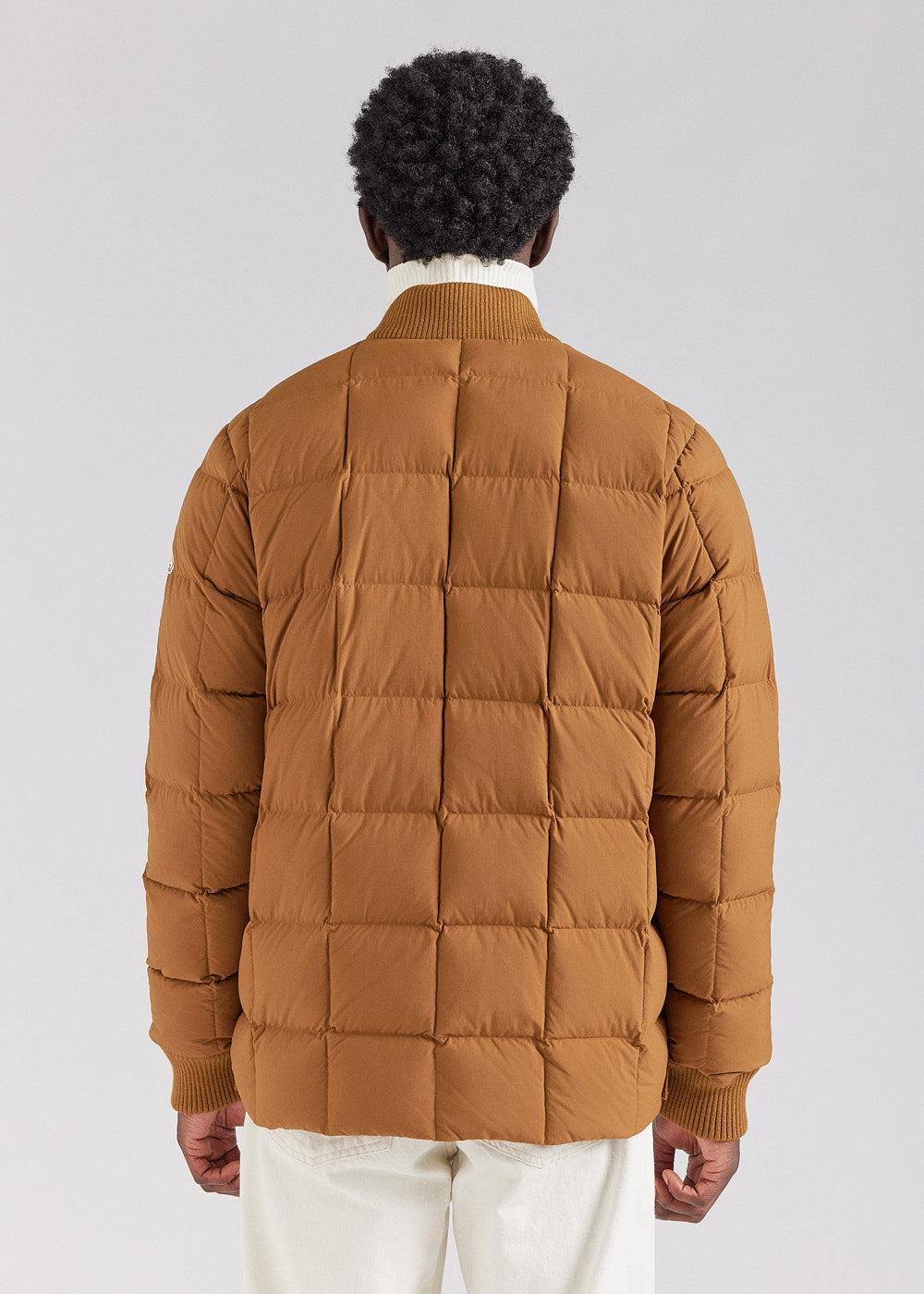 Pyrenex Veste Doudoune Homme Pyrenex Flight à Piquage Carré Bronze Brown